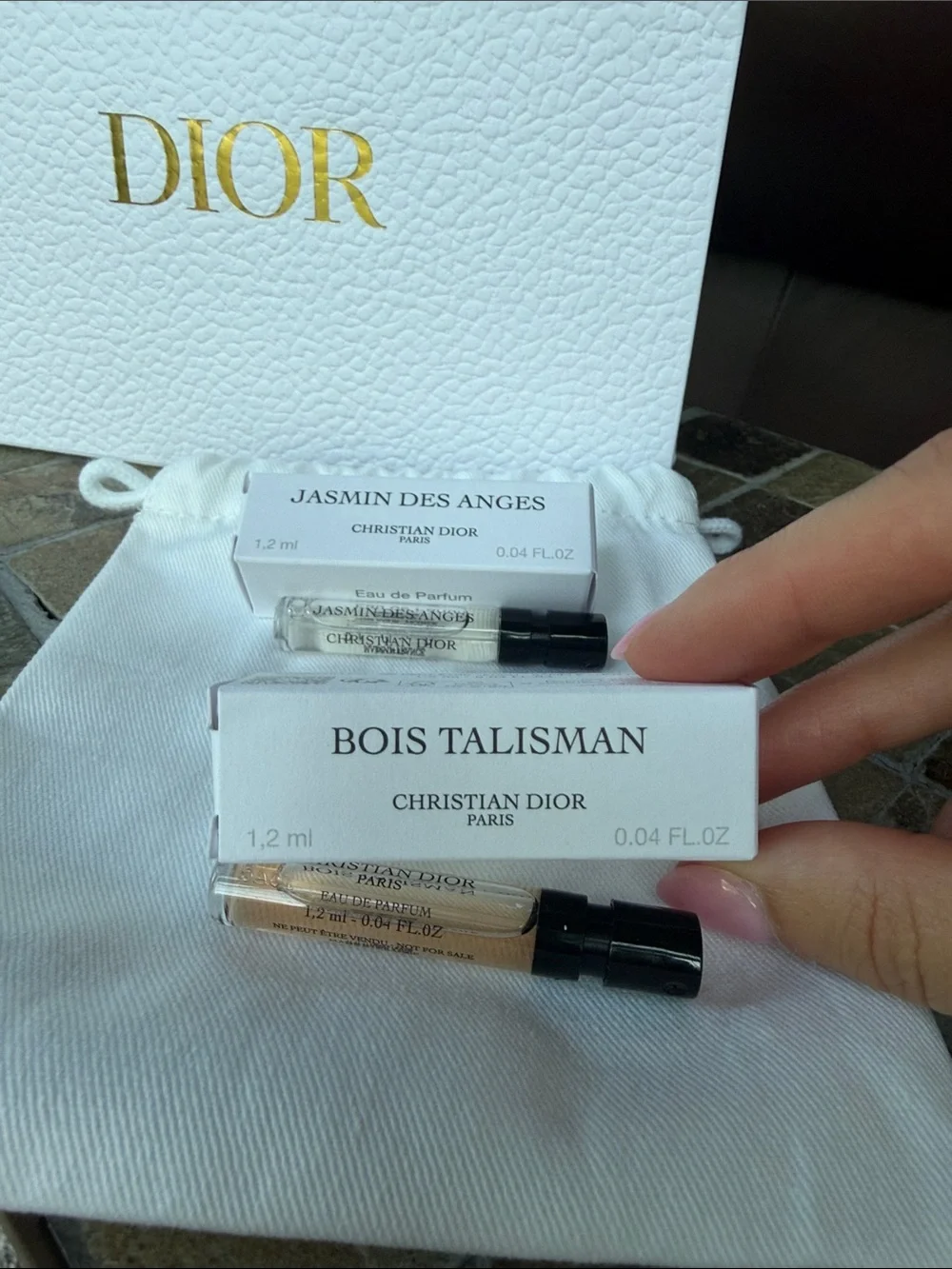 Christian Dior Jasmin Des Anges & Bois Talisman Sample Set